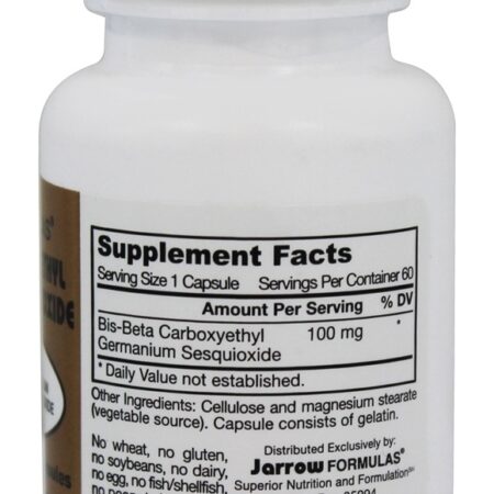 Germânio Ge 132 100 mg. - Cápsulas 60 Jarrow Formulas - Imagem 2