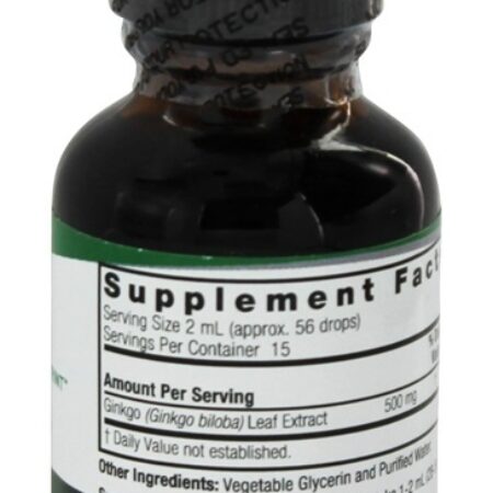 Ginkgo Biloba Sem Álcool - 1 fl. oz. Nature's Answer - Imagem 2
