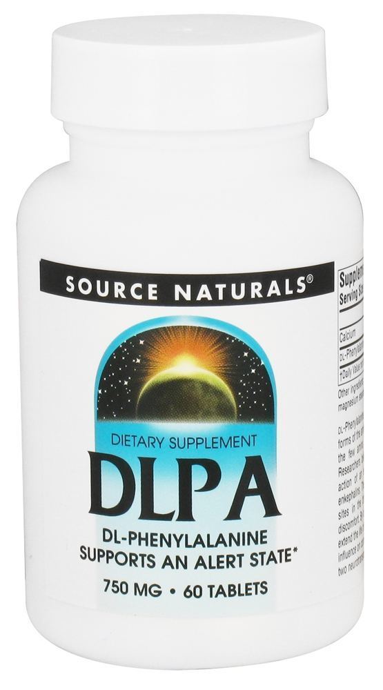DLPA DL-Fenilalanina 750 mg. - 60 Tablets Source Naturals