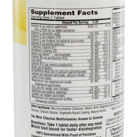 Simplesmente um multivitaminas do poder triplicar-se dos homens ferro livre - 90 Tablet (s) Super Nutrition - Imagem 2