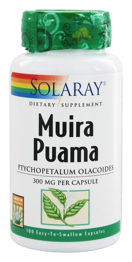 Muira Puama 300 mg. - Cápsulas 100 Solaray