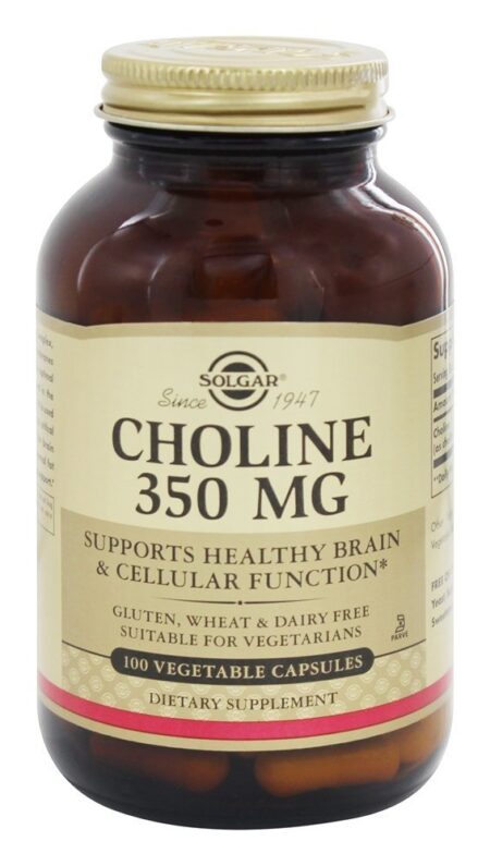 Colina 350 mg. - Cápsulas vegetarianas 100 Solgar