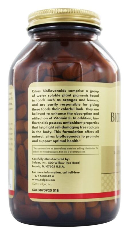 Complexo de Bioflavonóides Cítricos 1000 mg. - 250 Tablets Solgar - Image 3