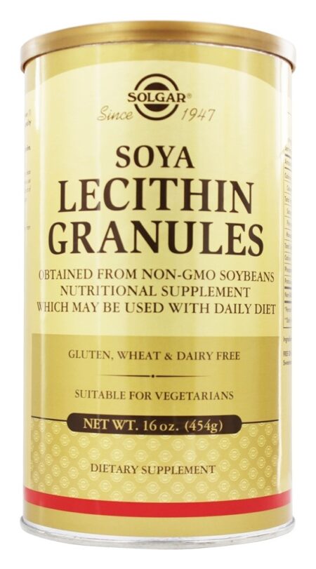 Lecitina de Soja Granulada 95 - 16 oz. Solgar