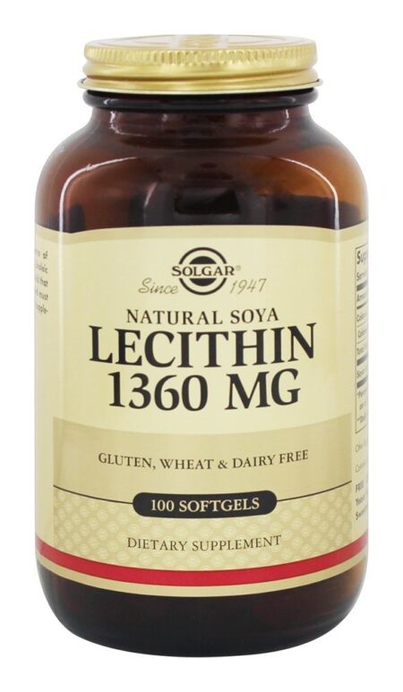 Lecitina 1360 mg. - 100 Softgels Solgar