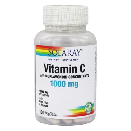 Vitamina C com Concentrado de Bioflavonóides 1000 mg. - 100 Cápsula (s) vegetal (s) Solaray