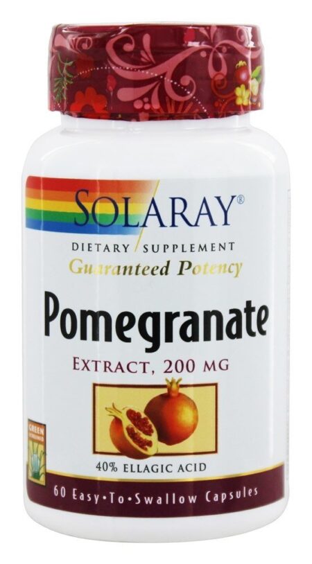 Extrato de Romã Potência Garantida 200 mg. - Cápsulas 60 Solaray