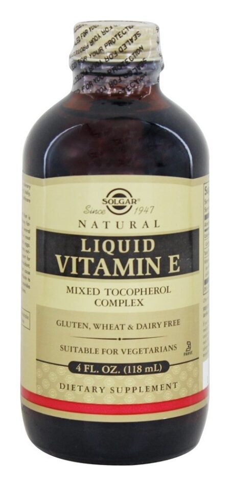 Vitamina E Líquida 20000 UI - 4 fl. oz. Solgar