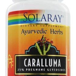 Ayurvedic Ervas Caralluma Fimbriata 500 mg. - Cápsulas vegetarianas 30 Solaray