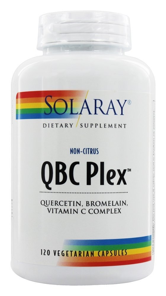 QBC Plex Não-Cítrico - Cápsulas vegetarianas 120 Solaray