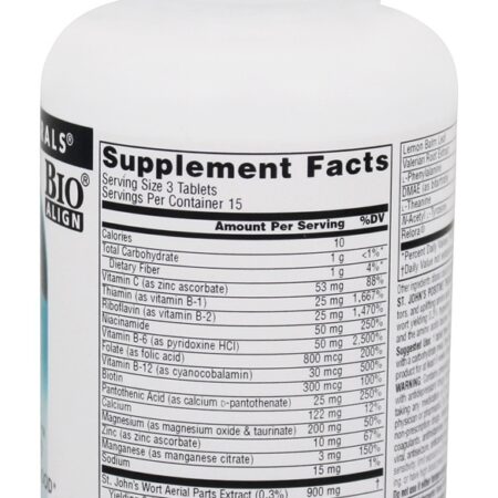 St. John's Positive Thoughts Para Um Bom Humor - 45 Tablets Source Naturals - Imagem 2