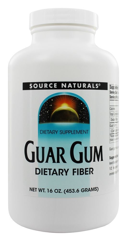Goma de guar em pó - 16 oz. Source Naturals