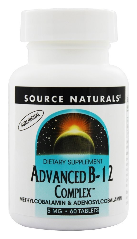 Complexo Avançado B12 - 60 Tablets Source Naturals