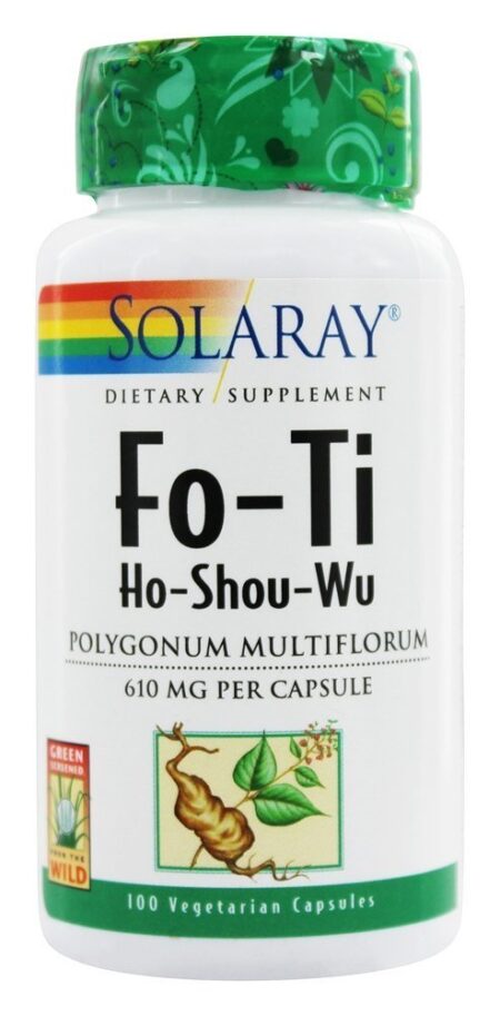 Fo-Ti Ho-Shou-Wu 610 mg. - Cápsulas 100 Solaray