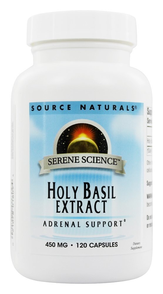 Extrato de Manjericão Sagrado 450 mg. - Cápsulas 120 Source Naturals