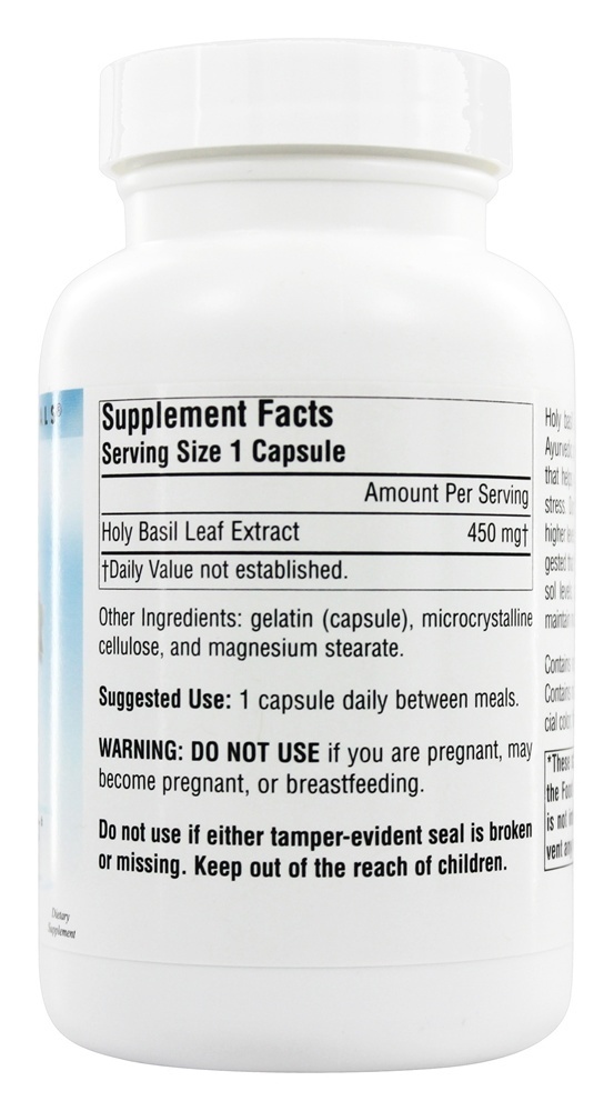 Extrato de Manjericão Sagrado 450 mg. - Cápsulas 120 Source Naturals - Imagem 2