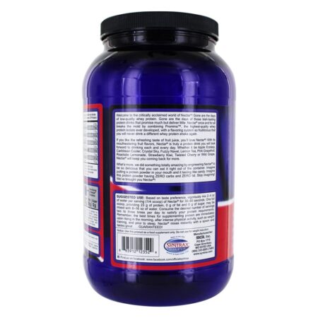 Kiwi de Morango Isolada de Proteína Whey de Néctar - 2 lbs. Syntrax - Image 3