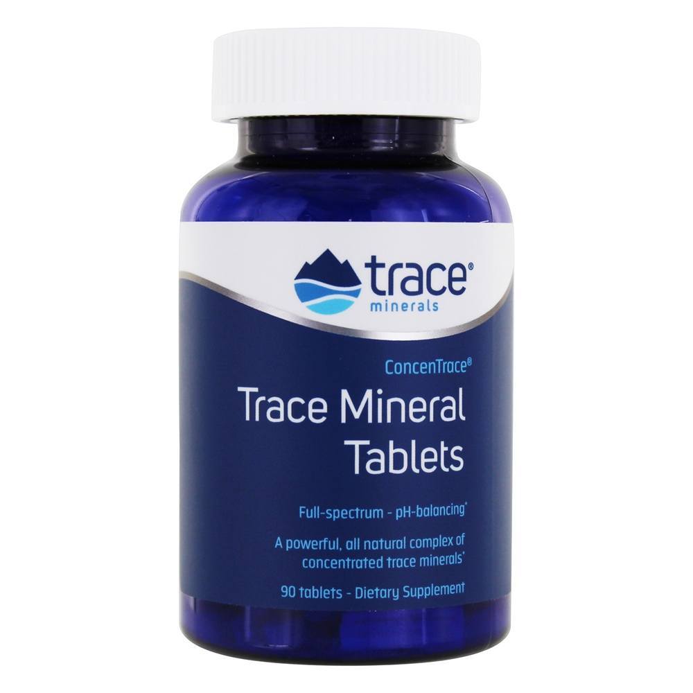 Comprimidos Minerais ConcenTrace Trace - 90 Tablets Trace Minerals Research