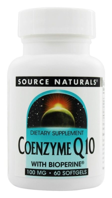 Coenzima Q10 com Bioperine 100 mg. - 60 Softgels Source Naturals