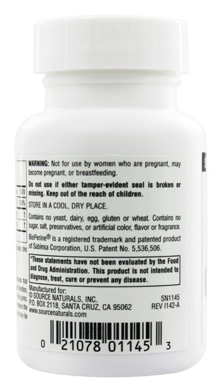 Coenzima Q10 com Bioperine 100 mg. - 60 Softgels Source Naturals - Image 3