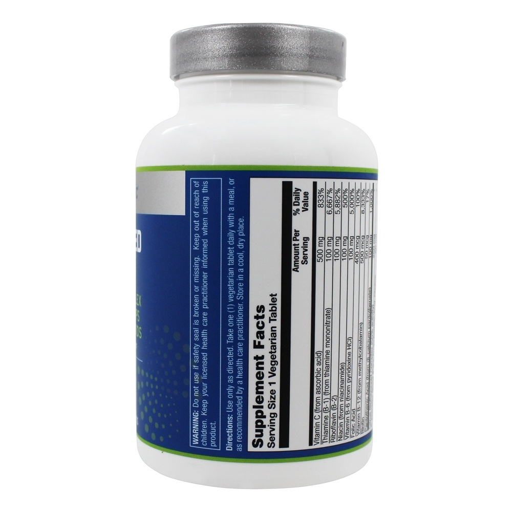 Estressado Fora Vitamina Complexo com Rosa Quadris & Bioflavonoid - Cápsulas vegetarianas 60 Vita Logic - Imagem 2