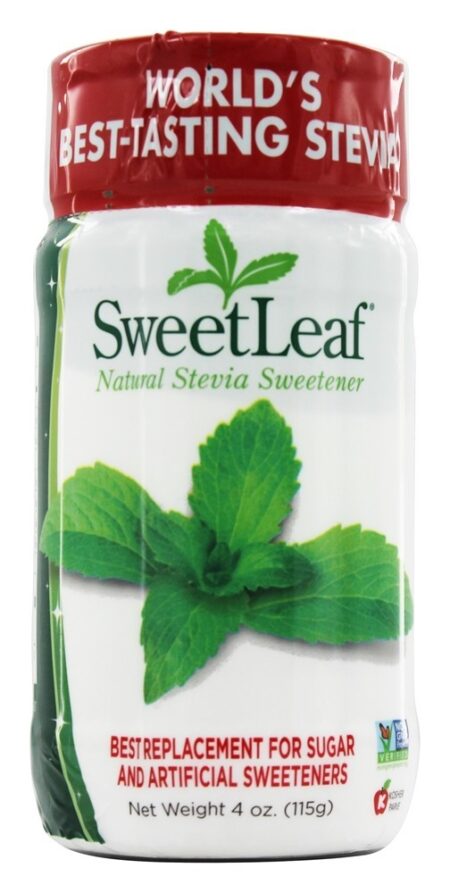 Stevia Mais Sacudidor Garrafa - 4 oz. SweetLeaf