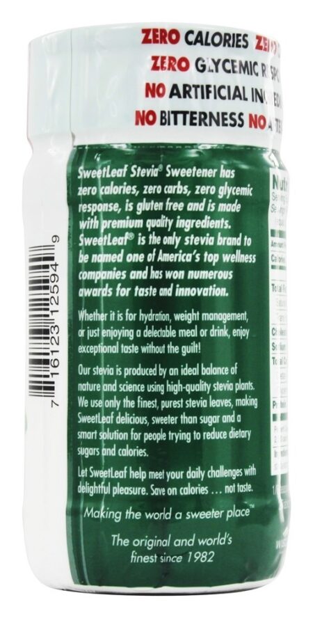 Stevia Mais Sacudidor Garrafa - 4 oz. SweetLeaf - Image 3