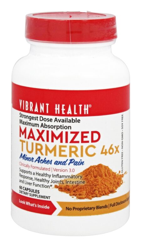 Turmeric Maximized 46x 400 mg. - 60 Tablets Vibrant Health