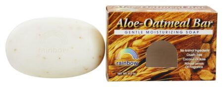 Aloés-Aveia Bar Sabão Animal Livre - 4.2 oz. Rainbow Research