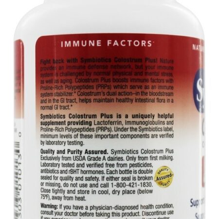 Colostrum Plus Sabor Cereja - 120 comprimidos mastigáveis Symbiotics - Imagem 4