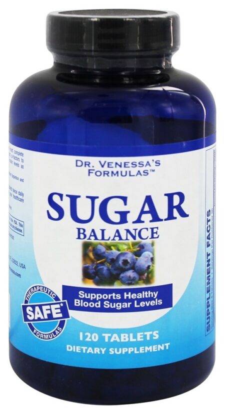 Sugar Balance Para Manutenção de Açúcar no Sangue - 120 Tablets Dr. Venessa's Formulas