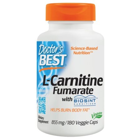 Fumarato de L-Carnitina 855 mg. - Cápsulas vegetarianas 180 Doctor's Best