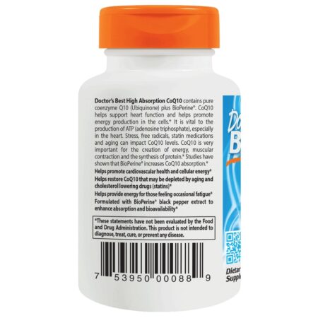 CoQ10 de Alta Absorção 100 mg. - 60 Softgels Doctor's Best - Image 2