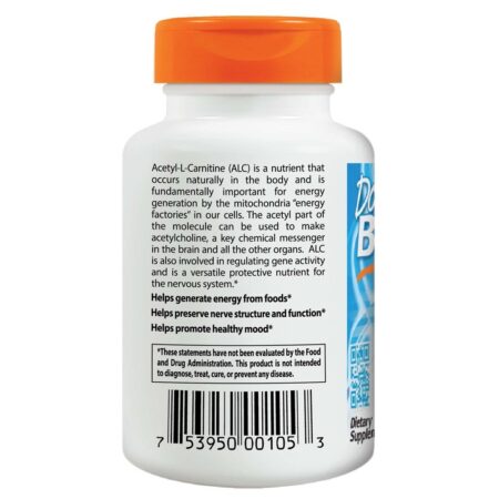 Acetil-L-Carnitina com Biosint Carnitines 500 mg. - Cápsulas vegetarianas 60 Doctor's Best - Image 3