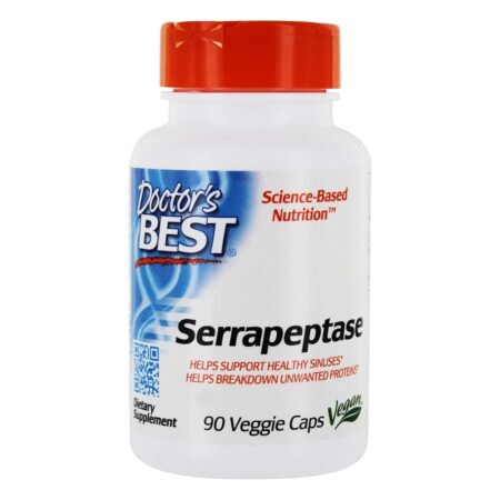 Serrapeptase 40,000 SPU - 90 Cápsula (s) vegetal (s) Doctor's Best