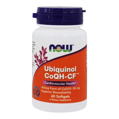 Ubiquinol CoQH-CF 50 mg. - 60 Softgels NOW Foods