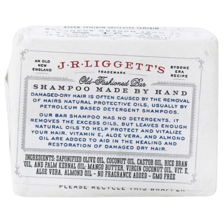Fórmula Hidratante de Bar Shampoo à Moda Antiga - 3.5 oz. JR Liggett's - Imagem 2