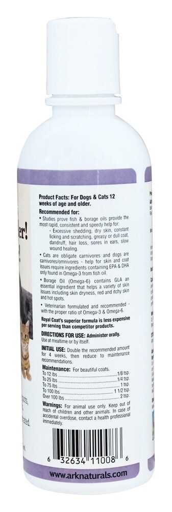Real Casaco Expresso Omega Cerzidor Coceira Ender para Cães & Gatos - 8 fl. oz. Ark Naturals - Imagem 3