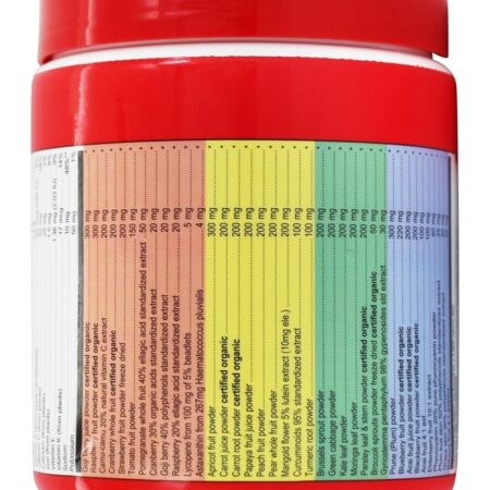 Spectrum Vibrance Antioxidante Superfoo Versão 3.0 - 6.5 oz. Versão de Superalimento Rainbow Vibrance 2.0Vibrant Health - Imagem 3