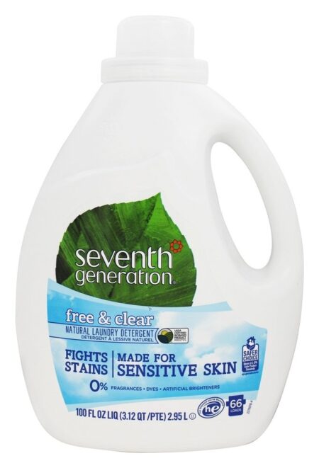 Natural Lavanderia Detergente 66 Cargas Livre & Limpar - 100 fl. oz. Seventh Generation