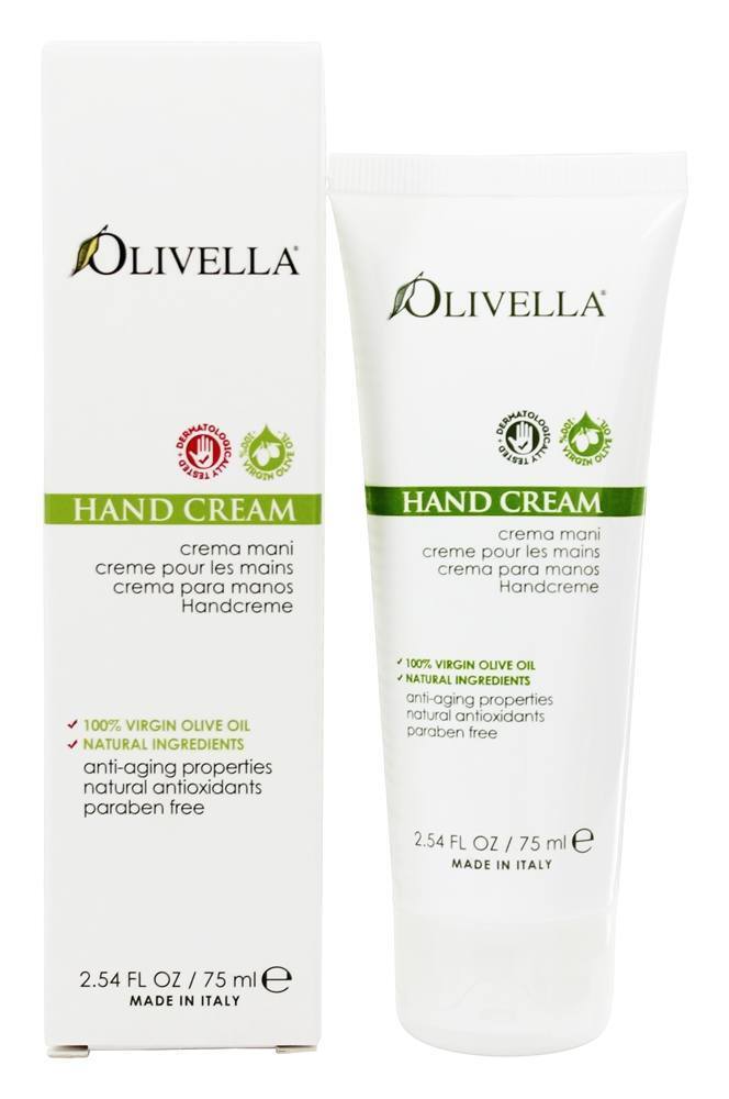 Creme Para As Mãos De Azeite Virgem - 2.54 fl. oz. Olivella