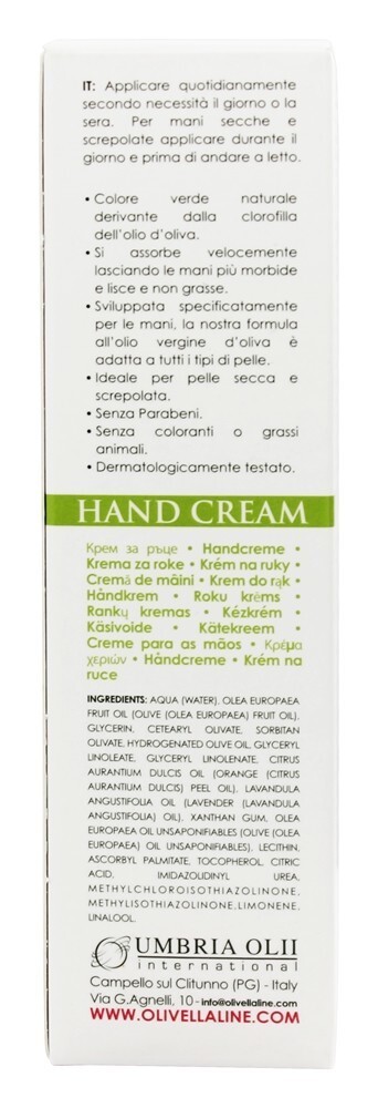 Creme Para As Mãos De Azeite Virgem - 2.54 fl. oz. Olivella - Imagem 2