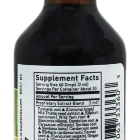 Sweetish Bitters Elixir - 2 fl. oz. Gaia Herbs - Imagem 2