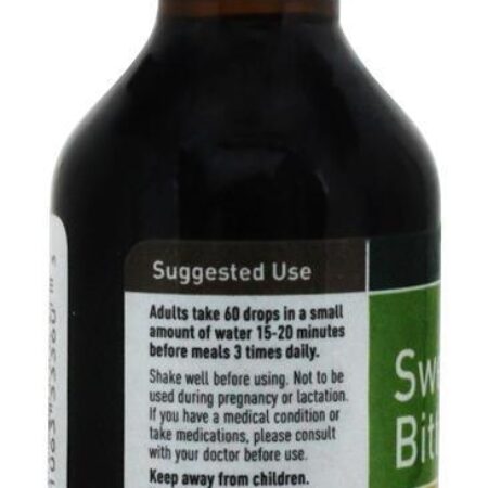 Sweetish Bitters Elixir - 2 fl. oz. Gaia Herbs - Imagem 3