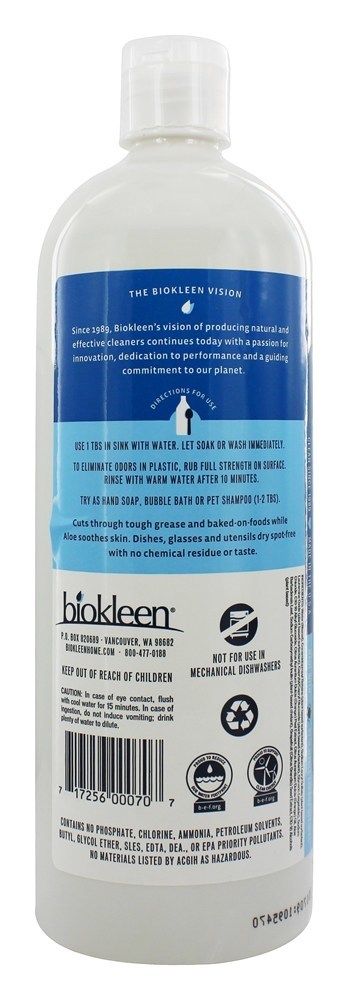 Essência de citrinos líquidos prato natural com extrato de Aloe calmante - 32 fl. oz. Biokleen - Imagem 2