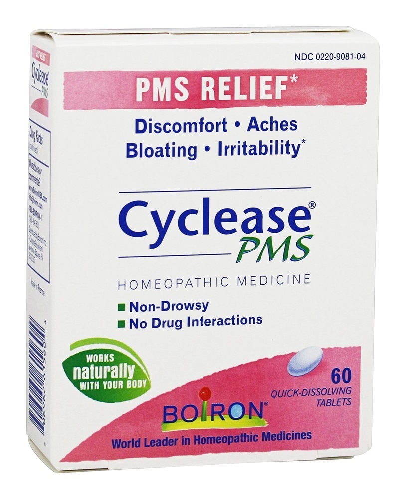 Medicamento Homeopático PMS Cyclease para alívio da TPM - 60 Tablets Boiron