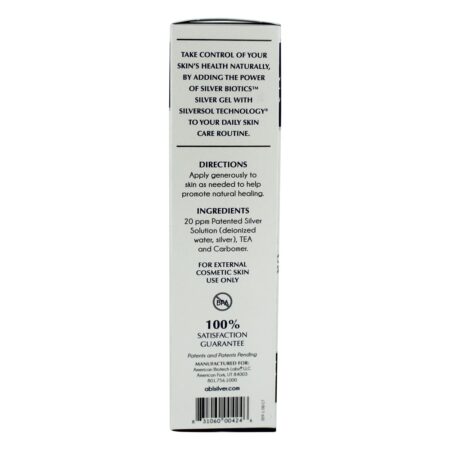 Prata Gel Silversol Nano-Prata Infundido Hydrogel - 4 fl. oz. Anteriormente, o mais rápido possível 365 Silver Gel American Biotech Labs - Imagem 3