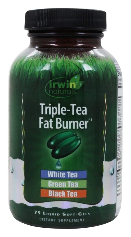 Queimador de gordura de chá triplo - 75 Softgels Irwin Naturals