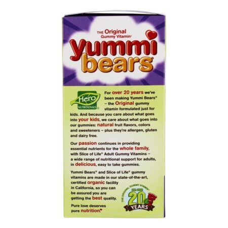 Yummi Bears Omega-3 + DHA Infantil - 90 Gummies Hero Nutritionals Products - Image 4