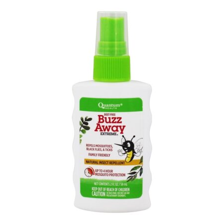 Buzz Away Extrema Natural Deet-Free Repelente De Insetos Spray - 2 fl. oz. Quantum Health